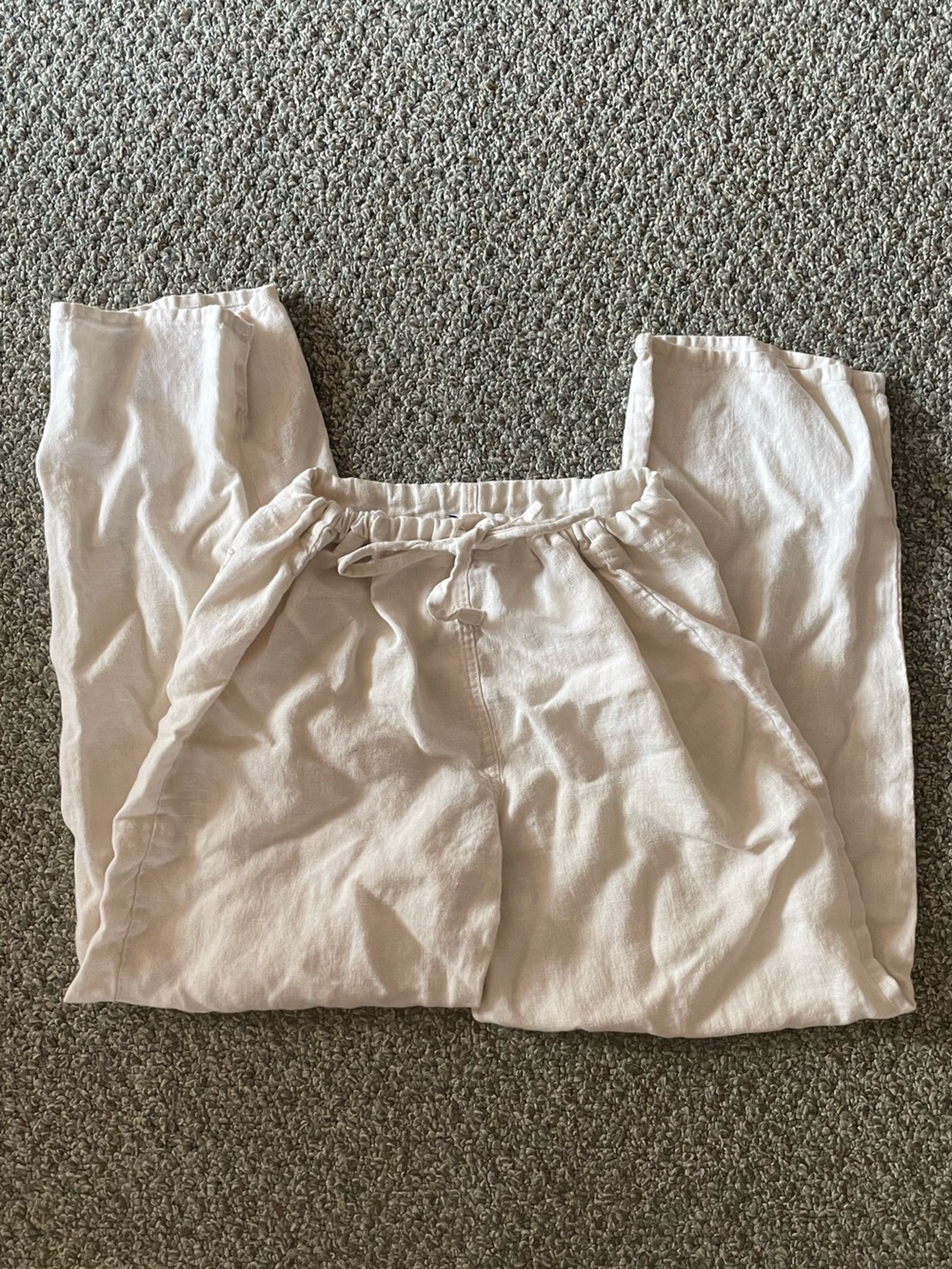 Hemp Drawstring Pants - Picture 2 of 7